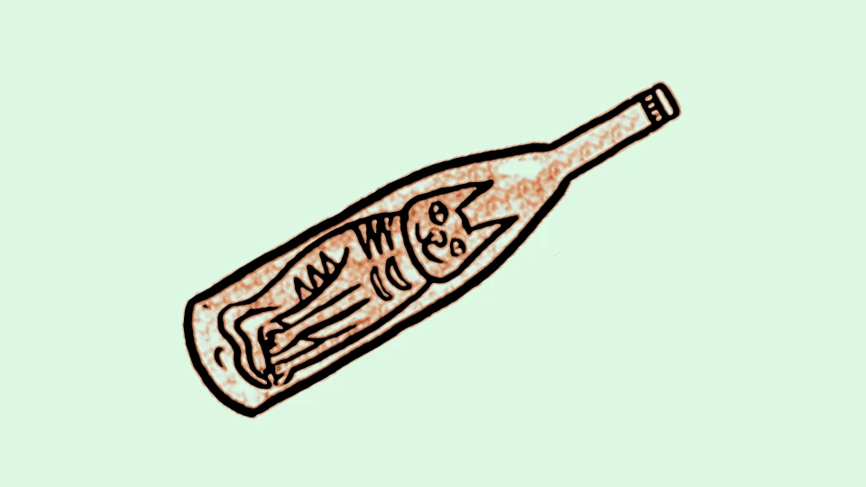 Creature in a Bottle by Ross Carvill