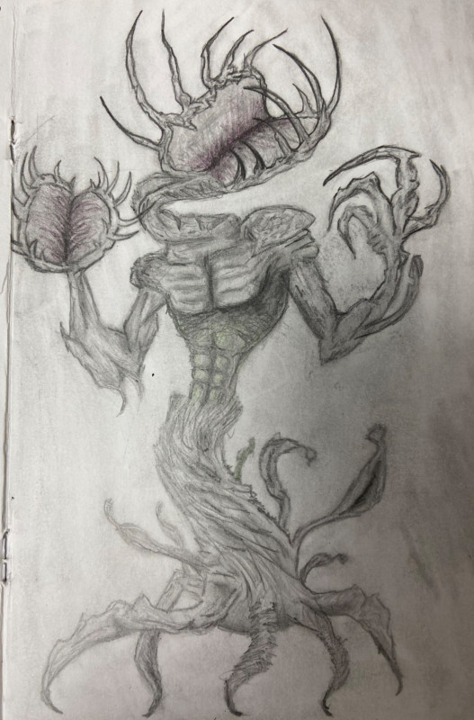 Poryret drawing by Majka - Age 15